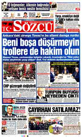 Sözcü sayfa 1