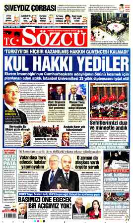  Ka - TBMM'de devlet büyüklerimize iftar verildi. ZEYTİNYAĞLI olarak ayvalı kereviz ve ? Şiveydiz çorbasıyla başladılar....