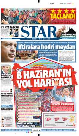  SAYFA 1i SIYAH MAVI 12. I(EZBASI(AN Fenerbahce Kulübü'nün olağan genel kurul top- lantısında Aziz Yıldırım 12. kez baskanlığa