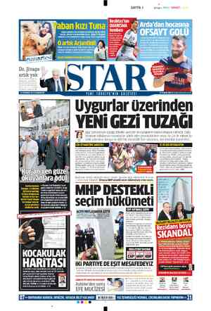  SAYFA 1 SIYAH MAVI Doğum gününü aslanın kafesinde kutluyor, ahırda atlarla uyuyor, yılanlarla sarmas dolas oluyor. Yaban...