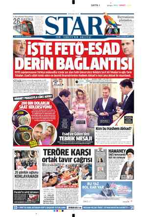  3. Havalimanı-Gayrettepe $i YENİ ST AR ürkiye'yi Lahey'de yargılatmak için MİT TIR'larını durdurup, 12 Mart 2014 tarihli koz-