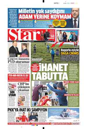  SAYFA 1 SIYAH MAVI Cumhurbaskanı Erdoğan, Kılıç- daroğlu'nun ha- karetlerine ce- vap verdi: Tür- kiye'nin bunca meselesi v.