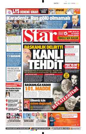  SAYFA 1 mrdoğan, “NATO Genel Sekreteri'ne Karadeniz'i adeta Rus ğiıluııe dönüştürüyor. Karadeniz'i tekrar istikrar havzası
