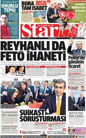  TEPKİ KRİZİN iLK SİNYALİ ABD'NİN terör örgi PKK/VYPG'ye silah yardı- mının iki ülke arasında yarattığı ağır tahribatın ilk
