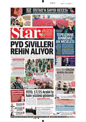 STAR 01 SIYAH MAVI Fazir USTAD'A SAYGI GECESİ ÖDÜLLERİ — 21 ARALIK 2018 CUMA LÜTFİ KIRDAR KONGRE VE SERGİ SARAYI 19:00 Ki...