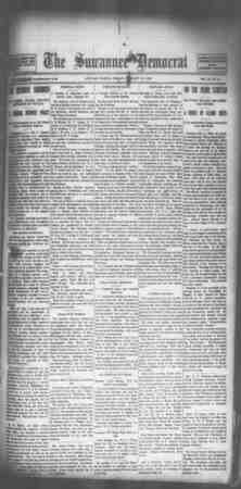 Suwannee Democrat Newspaper February 12, 1909 kapağı