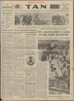 Tan Gazetesi June 8, 1935 kapağı