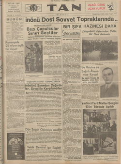 Tan Gazetesi 19 Temmuz 1935 kapağı