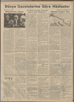  mz 8 ünya Gazetelerine Göre Hâdise TAN — r 22-9-935 BiR iNG KiTABI Habeş imparatorunun kızı Alman maslahatgüzarı ile Türkiye