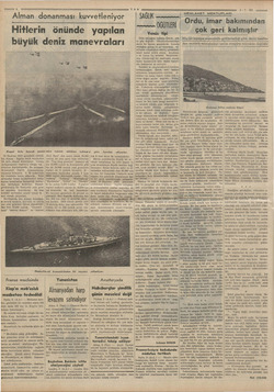    5 Alman donanması: kuvvetleniyor .——.... ..—....... |... ... Hitlerin önünde yapılan büyük deniz manevraları mi Keşşaf kola