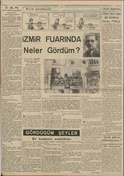  — 2 17-9-038 Gündelik gazete Başmuharriri Ahmet Emin Yalman Tan'ın hedefi: Haberde, fikirde, herşeyde temiz, dürüst, samimi