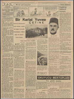 mx 2-9-936 TAN Gündelik gazete Başmuharriri Ahmet Emin Yalman Tan'ın hedefi: Haberde, fikirde, mk ali dürüst, samimi olmak,