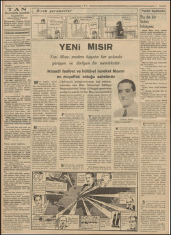  2 4.9.9386 TAN Gündelik gazete Başmuharriri Ahmet Emin Yalman 'Tan'm hedefi: Ha anle fikirde, herşeyde temiz, dürüst, samimi