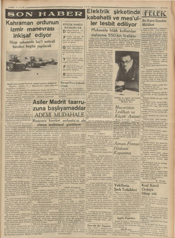     —— 15-10-96 e Kahraman izmir manevrası inkişaf Harp sahasında kat'i neticeli hareket bugün yapılacak Büyük manevralarda