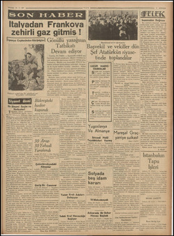  2 21.2.97 İtalvadan Frankova zehirli gaz gitmis ! | Hükümet cephesinden 'bir götetleme yeri HUKUMET CEPHESİNDE Bir Umumi...