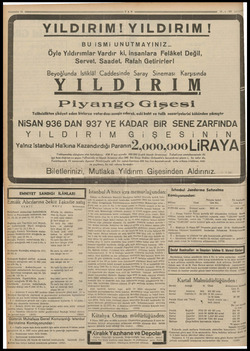    3.4-W7 YILDIRIM! YILDIR BUiSMi UNUTMAYINIZ... Öyle Yıldırımlar Vardır ki, insanlara Felâket Değil, Servet, Saadet, Rafah