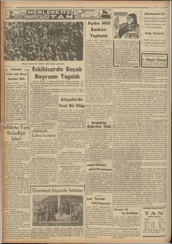  RİA TANE Başak bayramına iştirak eden köylü topluluğu W —— Adanada Sekiz Azılı Hırsız Mahküm Oldu Adana, (TAN) — Cey- han,