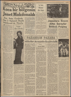  oca bir b Janet Makdonaldı Ana, Baba Ocağında ha 2 Numaralı Muallâ Makdonald da Diyorlar e bürcünün, bir kes. en kasabanın,