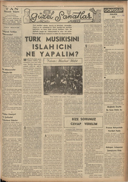    SA 5. TAN Gündelik Gazete m BAŞMUHARRIRI Ahmet Emin YALMAN HAN'n hedefi: Haberde, fi- kirde, her şeyde temiz, dü: Tüst, e