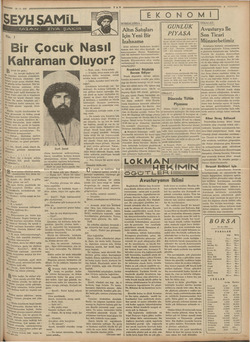  vx. İ 16-3 - 938 ŞEYH ŞAMIL Pm m e YAZ errak bir gece.. Ay, karşıki dağların yal- in kayaları üzerinde yükseliyor. Betliha