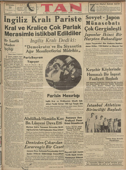    / TEMMUZ 1938 İ Bir Saatlik Maden İşçiliği * | Ahmet Emin YALMAN i hsaniye ocağının başın- | Mi Hepimize maden- bir leri