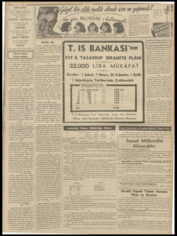  —— 10-1 - 1939 BIRAKINIZ İsraf e heder ey ikleri paralarının, dikleri ömürlerinin sız olduğunu ve HAYAL 'in ya SUKUTU elt...