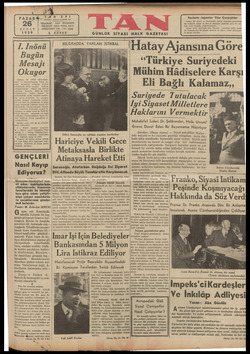  PAZAR 26 ŞUBAT 1929 TELEFO agilimce olarak 24 vwelh A 5 ve ondan sonra da Türk İs- cak ve bunu İngilizce anans ve voda,...