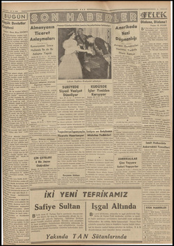  27-3-939 BUGÜN| Küçük Devletler Cephesi Yazan: ömer Rıza DOĞRUL $ Şi Çak çi Bist, ke Almanya aleyhinde siyasi L Sür iştirak