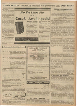  21-4-939 KESKİN KAŞELERİ ; Kırıklık, Nezle, Grip, Romatizma, Baş ve Diş Ağrılarına Birebirdir. TAN İstanbul Bahçekapı SALİH