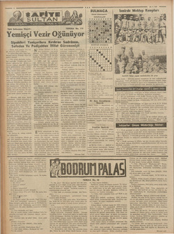    TEFRİKA No. 114 Yemişçi Vezir Oğünüyor Sipahileri Yeniçerilere Kırdıran Sadrâzam, © Safodan Ve Padişahtan İltifat...