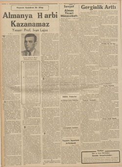    T Heyecan Uyandıran Bir Kitap Almanya Harbi o Kazanamaz Yazan: Prof. İvan Lajos ğe 44 vs ordusunun bugünkü kıy. metini...