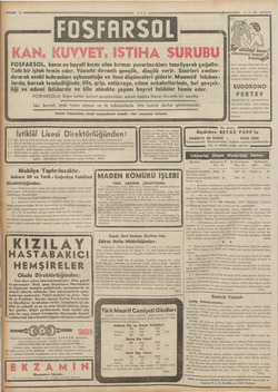    B FOSFARSOL, kanın en hayati kısmı olan kırmızı yuvarlacıkları tazeliyerek çoğaltır. Tatlı bir iştah temin eder. Vücuda...