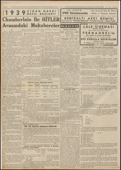  n b 93 Chamberlain İle HİTLER CİHAN HARB NASIL BAŞLADI i ? 9 | Arasındaki Muhabereler (8 Alman şansölyesi 28 ağustos 1939...