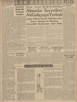    Bitaraf Devletlerin Vaziyeti Yazan: Ömer Rıza DOĞRUL Yrm tatili sırasında İngilterenin iki mühim devlet adamı, harici Ye