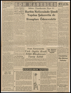    9-2.940 BUGÜN Yakın Şarktaki Hazırlık Yazan: Ömer Rıza DOĞRUL İİ rae Fransiz kumandanı Ge. meral Weygand Kahirede Mı- sır,