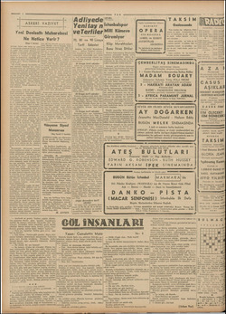  ASKERİ - VAZİYET İ Yeni Denizaltı Muharebesi Ne Netice Verir? Başı 1 incide) lerinden ibaret olan bütün bu şayiz ye...