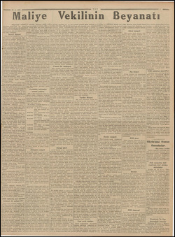    A — 27-5-1941 TAN Maliye Vekilinin Beyanatı (Bas tarafı 1 Sacide) Turumuza mütevazin bir bütçe takdim edebilmek için bu...