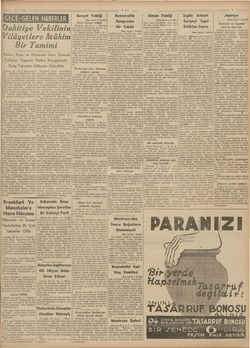    > — im 23-7-941 Dahiliye Ankara, 21 (TAN Muhabi Ji) — Dahiliye Vekili Faik Öz *ale, vilâyetlere mühim bir ta- Mim...