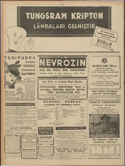  TUNGSRAM KR Yİ İY Renkleri ÖNÜNDE Kadınların HAYRETİ “Colorimetrigue,, makine ile; istihsal edilmiştir. * deiken bsi ©...