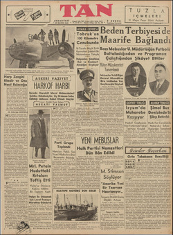 Tan Gazetesi 30 Mayıs 1942 kapağı