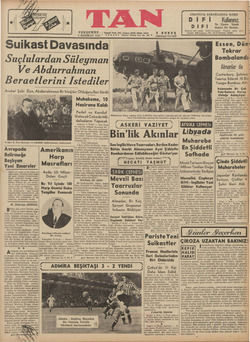 Tan Gazetesi 4 Haziran 1942 kapağı