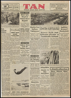 Tan Gazetesi 29 Haziran 1942 kapağı