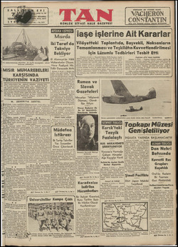 Tan Gazetesi 7 Temmuz 1942 kapağı