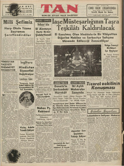 Tan Gazetesi 18 Temmuz 1942 kapağı
