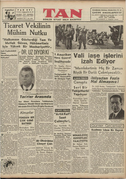 Tan Gazetesi 1 Ağustos 1942 kapağı