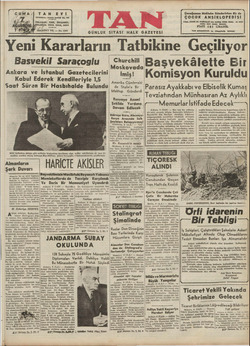 Tan Gazetesi 7 Ağustos 1942 kapağı