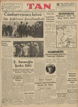 Tan Gazetesi 28 Ağustos 1942 kapağı