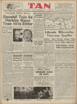 Tan Gazetesi 2 Eylül 1942 kapağı