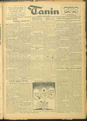 Tanin Gazetesi 14 Ekim 1943 kapağı
