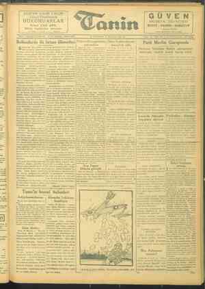 Tanin Gazetesi 17 Kasım 1943 kapağı